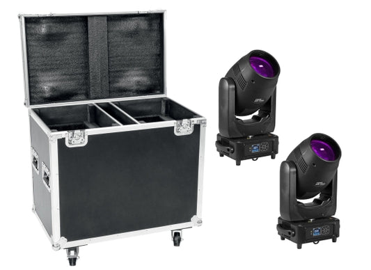 Eurolite Set 2x TMH XB-280 Moving Head Beam/ Flightcase