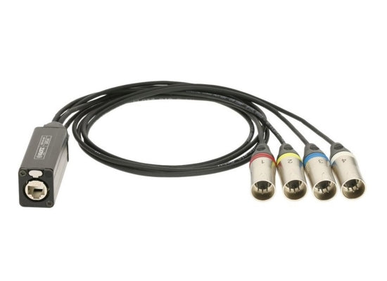 Klotz CLDMX-MINI40 CATLink Mini Multicore Adapterkabel, 4-Kanal