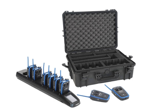 Vokkero Guardian Show 8 User Kit Intercomsystem, m. HAC408 Case