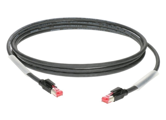 Klotz RCBRR001 RAMCAT Netzwerkkabel, 1m, 2x RJ45, SCHWARZ