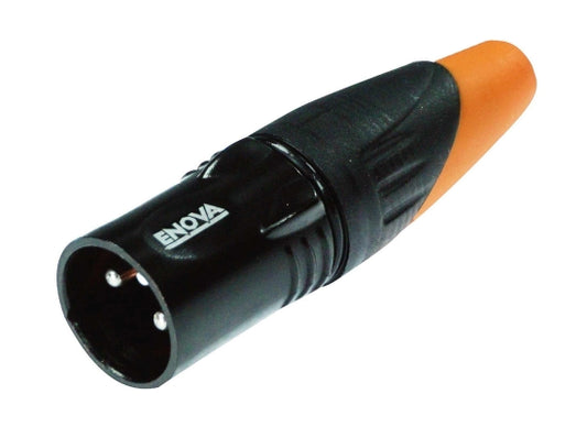 Enova XL23MB-W XLR 3pol Stecker, IP67, male