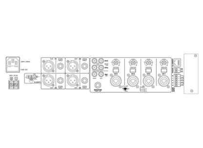 Monacor PA-6040MPX Zonenmixer