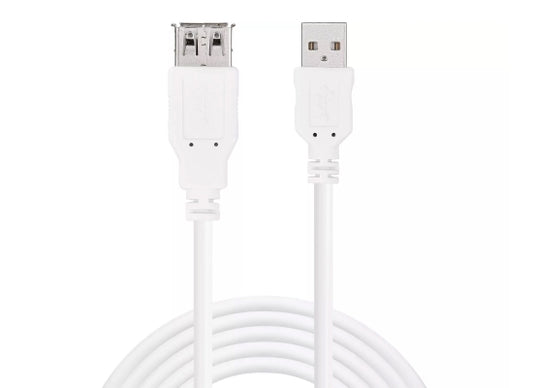 Sandberg 503-78 USB 2.0 Verlängerungskabel, 1.8m, weiß