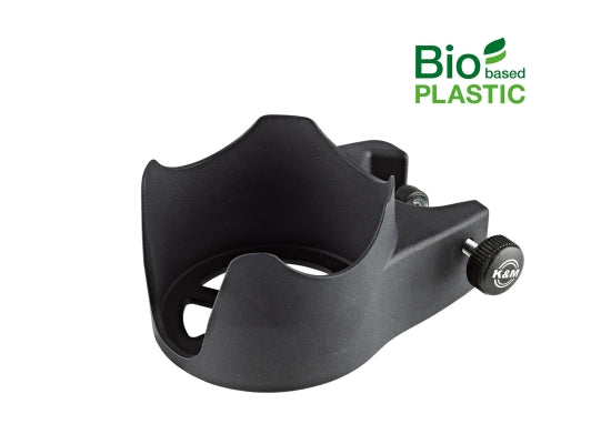 K&M 16027 Biobased Getränkehalter, schwarz