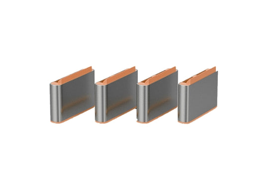 Lindy 40440 USB-C Port Schloss, ORANGE, 10x Schloss