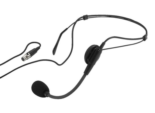 Monacor HSE-80 Headset, schwarz, Niere