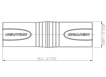 Neutrik NA3MM Adapter