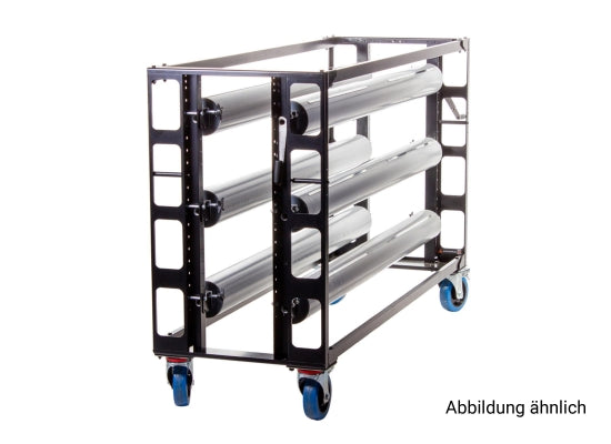 Admiral Ballet Floor Cart Transportwagen, 180cm, 6x Aufnahmerolle