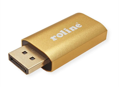 Roline Gold 4K Video-Adapter, DisplayPort female / HDMI male