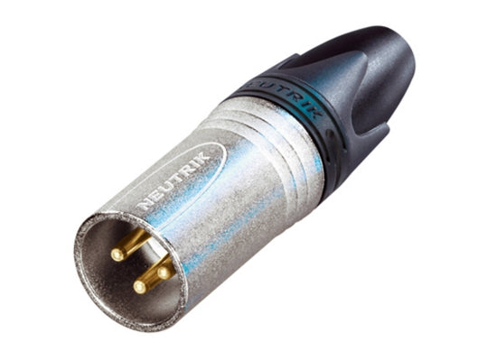 Neutrik NC3MXX-EMC XLR 3pol Stecker male, silber