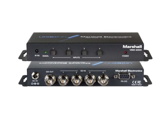 Marshall VSW-2000 4x1 3G/HD/SD-SDI Switcher