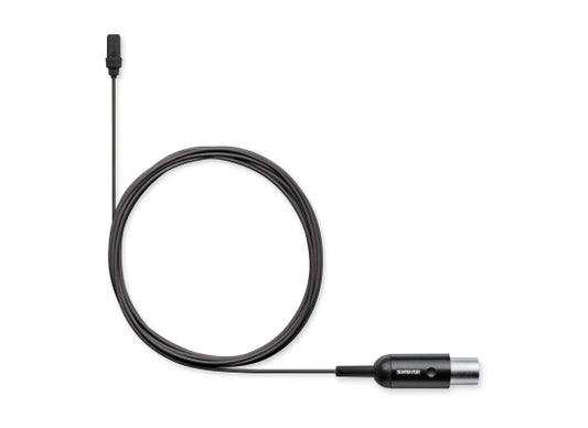 Shure UniPlex UL4B/C-MTQG-A Lavalier Clipmikrofon, schwarz