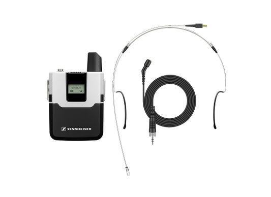 Sennheiser SL Bodypack HM 1 Kit DW-3, bestehend aus: 1x SL DW-3 Digital-Taschensender, 1x SL Headmic 1 SB Headset