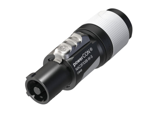 Neutrik NAC3FXXB-W-S Powercon Stecker, Ø6-12mm