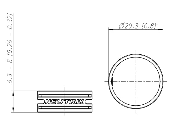 Neutrik XXR-0 Kodierring, schwarz