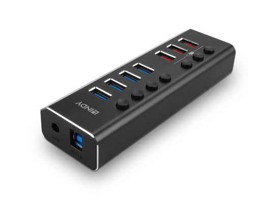 Lindy 43371 USB 3.0 Hub, 4 Port