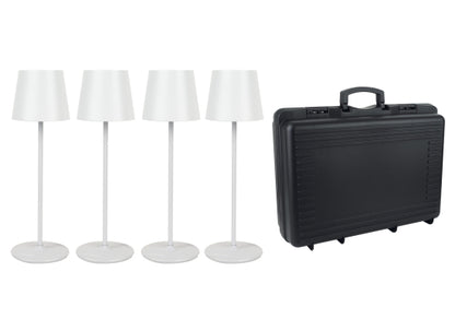 Showtec EventLITE Akku Stehleuchten RGBW SET, weiß