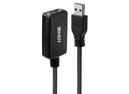 Lindy 43155 USB 3.0 Aktiv Verlängerungskabel, 5m