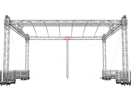 Global Truss F44 Adapter Unterstelltower