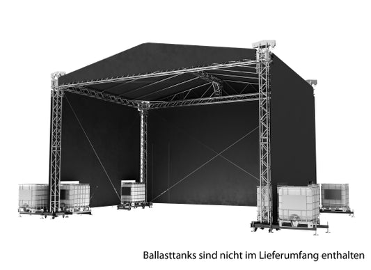 Global Truss Double Pitch Roof 8x6m Giebeldach