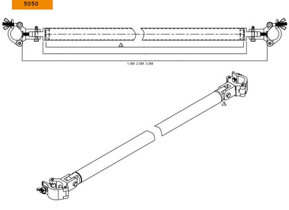 Global Truss Cornerbrake, Länge: 1m