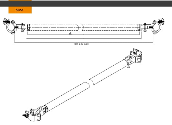 Global Truss Cornerbrake, Länge: 2m