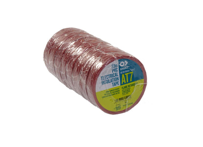 Advance Tapes AT 7 PVC-Isolierband Zumbel Tape, rot, 33m