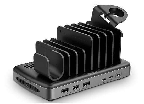 Lindy 73436 USB Ladestation, 6 Port, 160W,