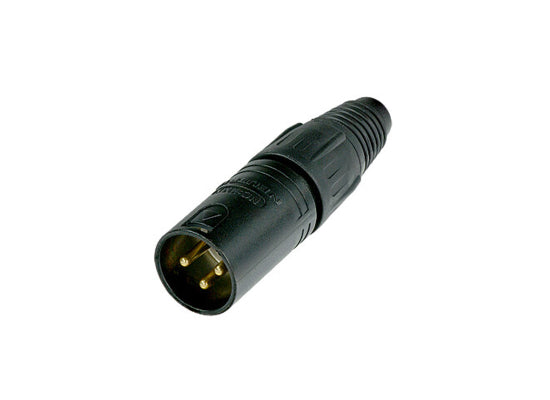 Neutrik NC3MX-B XLR 3pol Stecker, male, UNVERPACKT schwarz