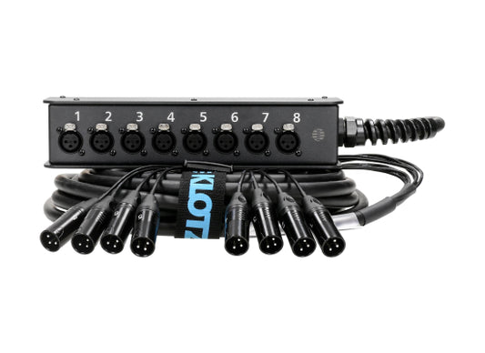 Klotz StraightLink SLW080XL10 Multicore mit Stagebox, 10m