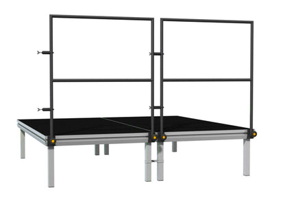 Global Truss GT Stage Deck Handlauf, L:50cm, Stahl, schwarz