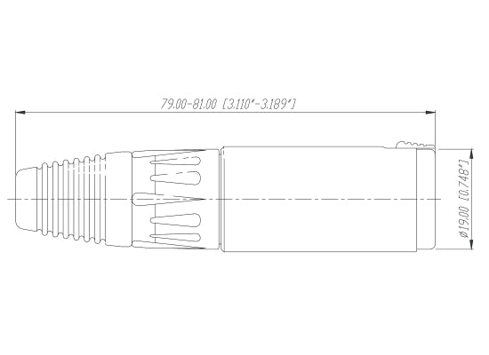 Neutrik NJ3FC6-BAG