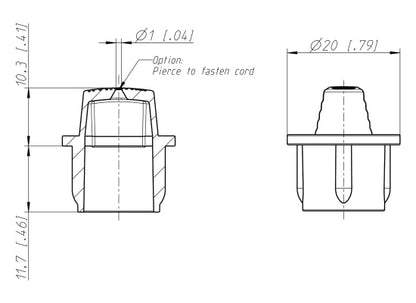 Neutrik NDM Dummy Plug Blindstopfen