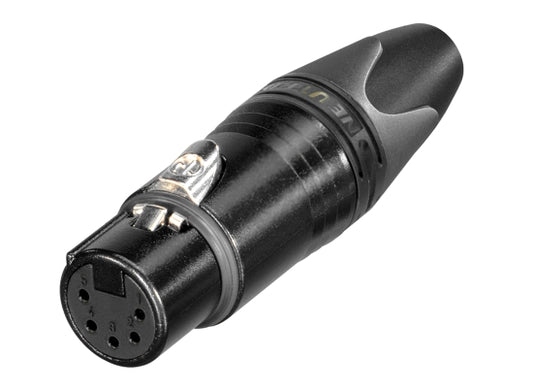 Neutrik NC5FXX-B XLR 5pol Stecker female, schwarz