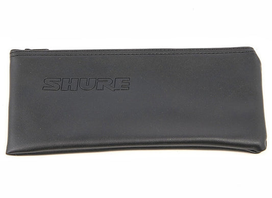 Shure Ledertasche klein, schwarz