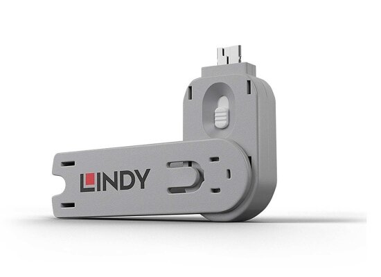 Lindy 40424 USB Port Schl&uuml;ssel, WEISS