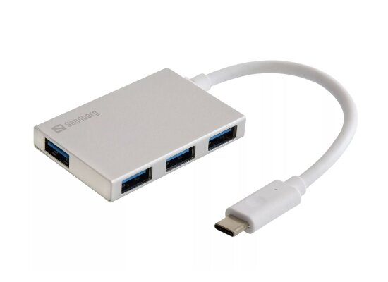 Sandberg 136-20 USB C to 4x USB 3.0 Pocket Hub