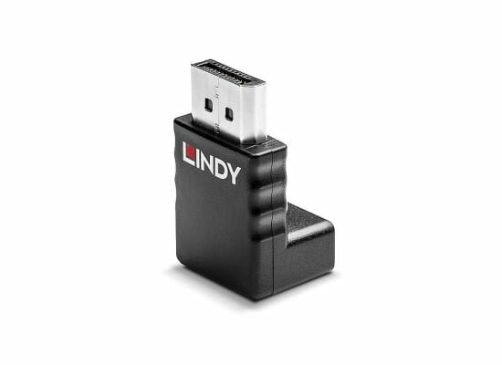Lindy 41365 Video-Adapter, 90&deg; nach oben gewinkelt