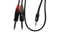 Enova EC-A3-PSMPLM-2 Audio Adapterkabel,2m,1xMiniklinke/2xKlinke