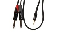 Enova EC-A3-PSMPLM-3 Audio Adapterkabel,3m,1xMiniklinke/2xKlinke