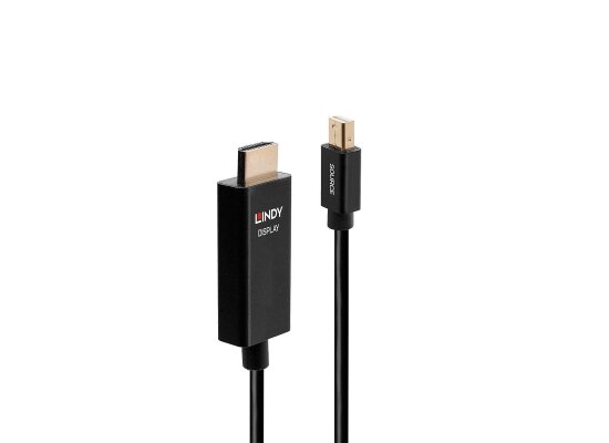 Lindy 40922 Aktives Mini DisplayPort an HDMI Adapterkabel