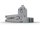 Lindy 40452 USB-A Port Schloss SET, BLAU, 1x Schl&uuml;ssel/4x Schloss