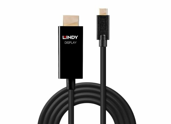 Lindy 43291 Video-Adapterkabel, 1.0m, 4K