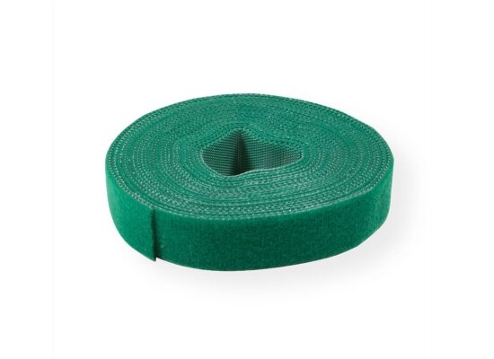 Value Haken/Flausch Klettband Rolle, grün