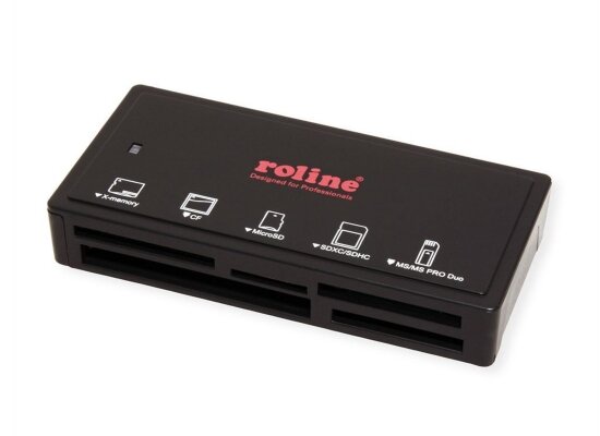 Roline USB 3.2 Multi Card Reader, schwarz