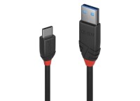 Lindy 36914 USB-Kabel, 0.15m, Black Line, USB C 3.1, USB A 3.1