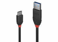 Lindy 36916 USB-Kabel, 1.0m, Black Line, USB C 3.1, USB A...