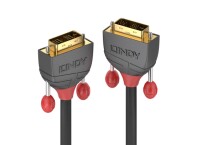 Lindy 36240 DVI-D Single Link Kabel, 10.0m, Anthra Line