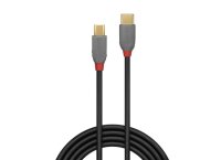 Lindy 36892 USB-Kabel, 2.0m, Anthra Line, USB C 2.0, USB Micro-B