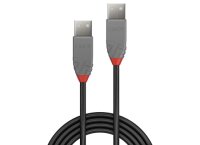 Lindy 36692 USB-Kabel, 1.0m, Anthra Line, USB A 2.0, USB A 2.0